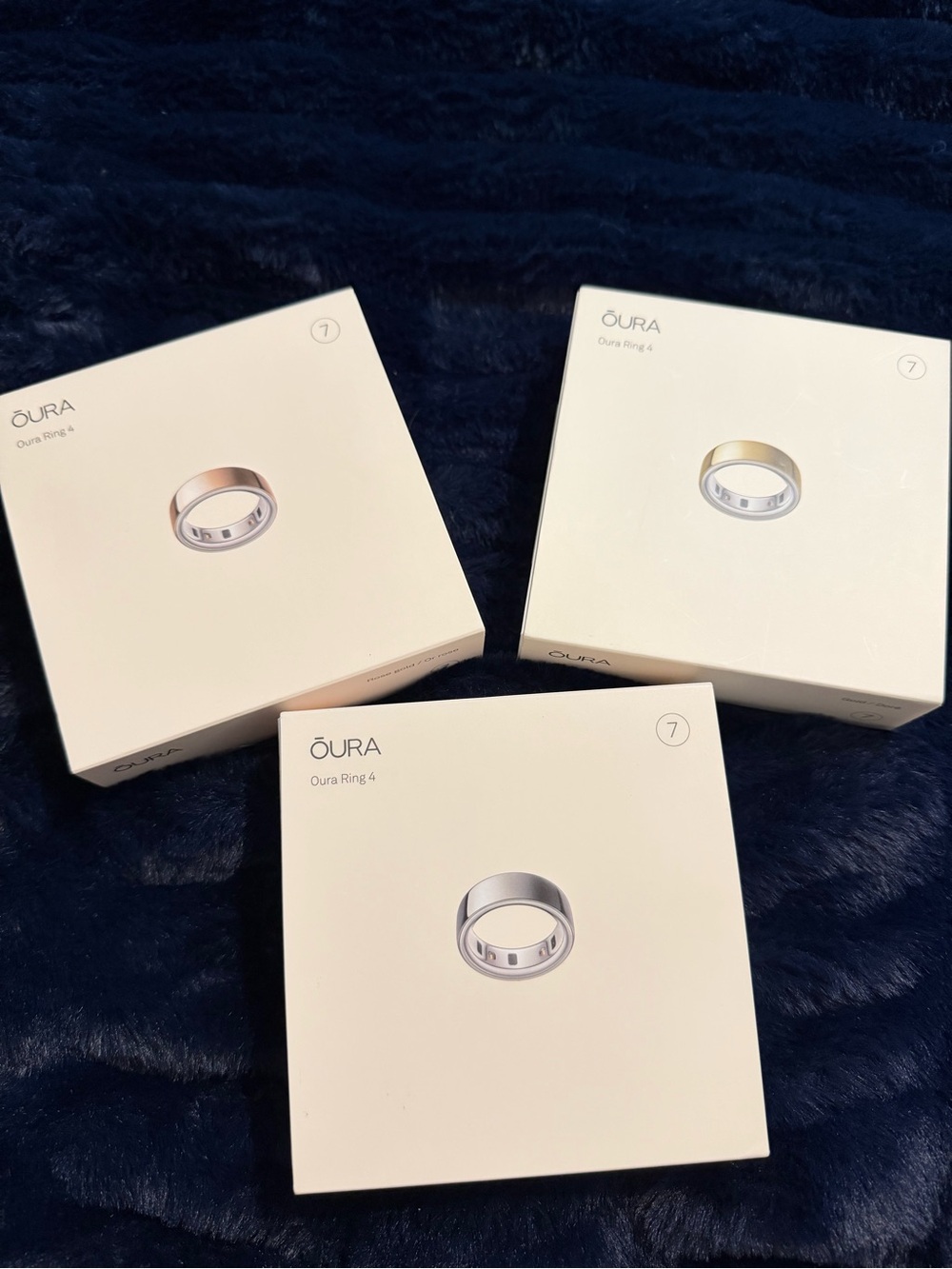 Oura Ring 4 Trio — Silver, Gold, Rose Gold Finishes